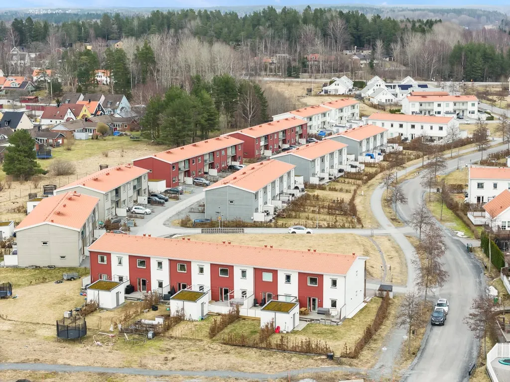 Vue aérienne - Modern Apartment with Garden in Västerhaninge