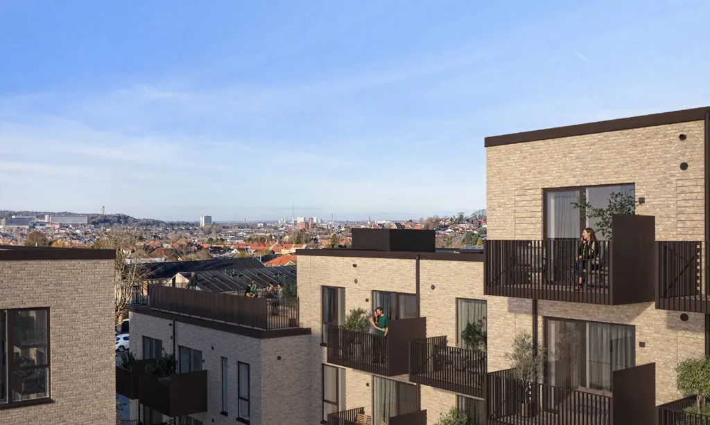 Extérieur - 3-Bed Apartment with Private Terrace in Aalborg SØ