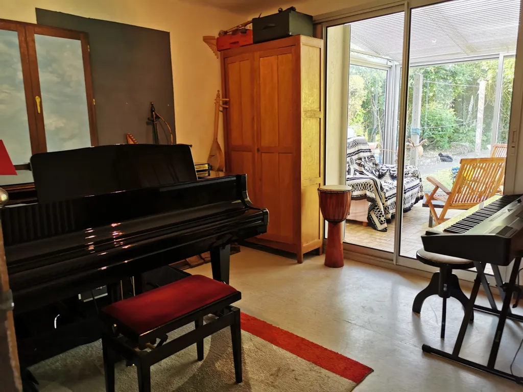 Soggiorno - Bright House with Balcony in Langueux Centre