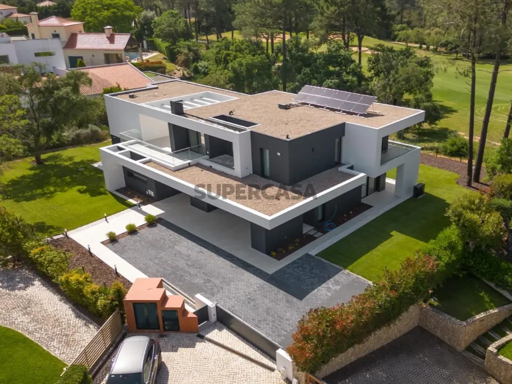 Õhuvaade - Contemporary Villa with Golf View in Sesimbra