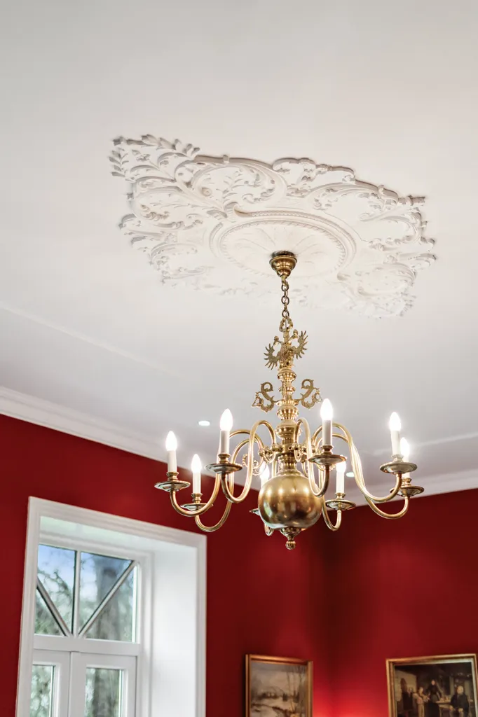 Living Room - Historic Manor with Garden in Midtsjælland