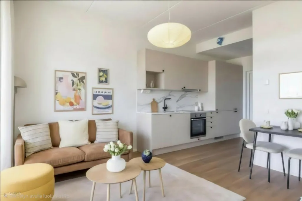 Elutuba - Modern Flat with Balcony in Kirkkonummi