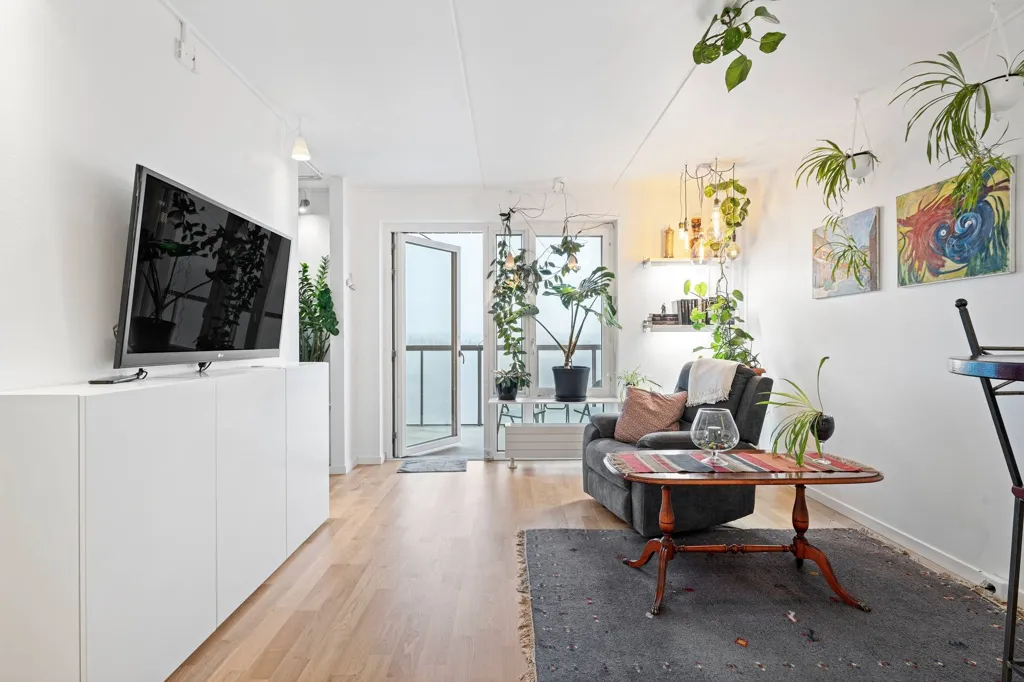 Séjour - Modern Flat with South-Facing Balcony in Uppsala