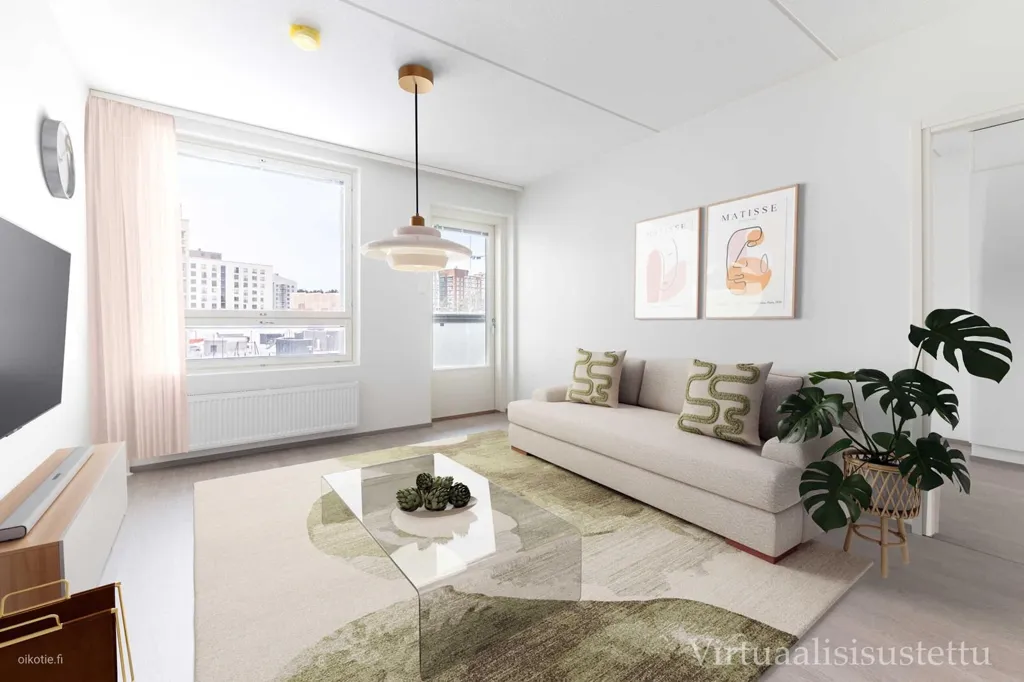 Séjour - Modern Apartment with Balcony in Helsinki
