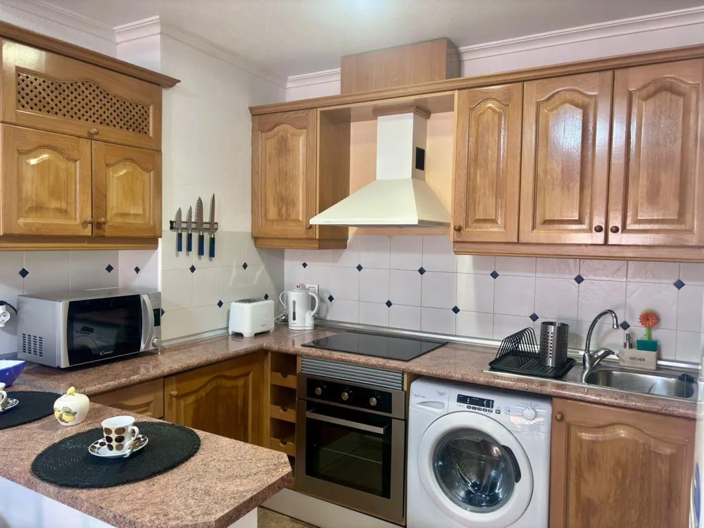Kitchen - 2-Bedroom Apartment with Terrace in Cabo Roig