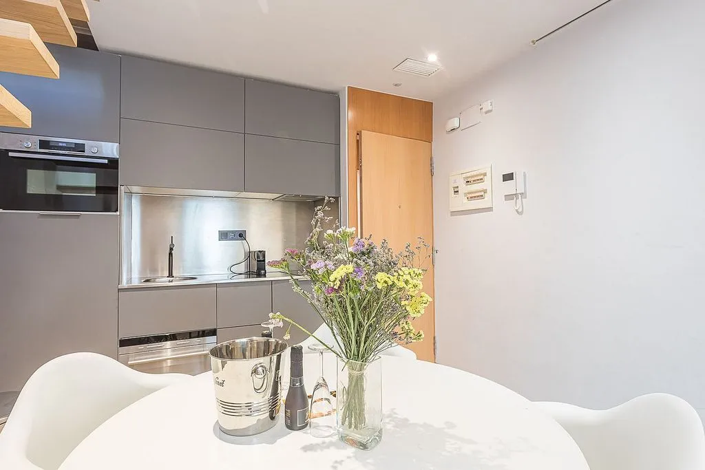 Sala da pranzo - Duplex with Terrace in Sant Gervasi, Barcelona