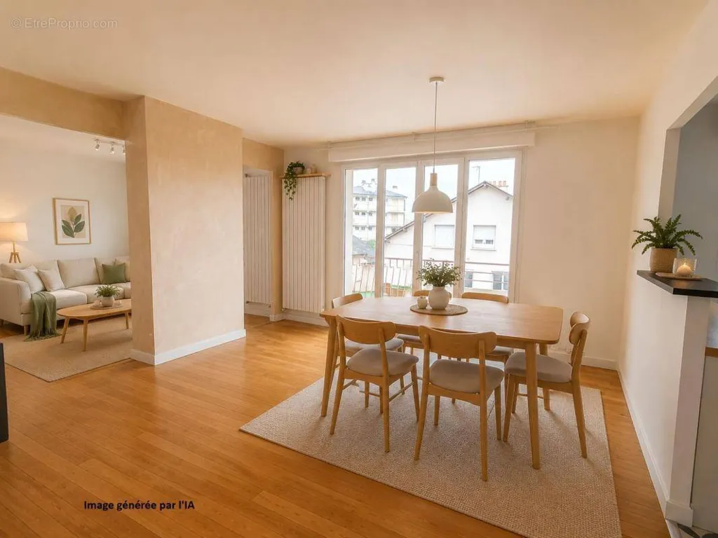 Söögituba - Bright T3 Apartment with Balcony in Rodez