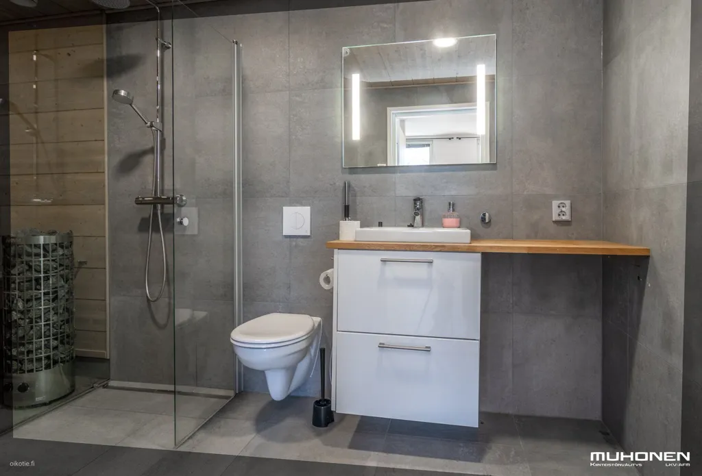 Salles de bain - Renovated Apartment in Vaasa City Centre