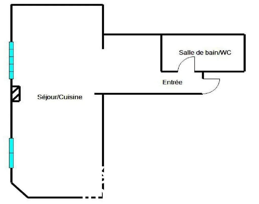 Floor Plan - Two-Unit Apartment Complex near Historic Centre