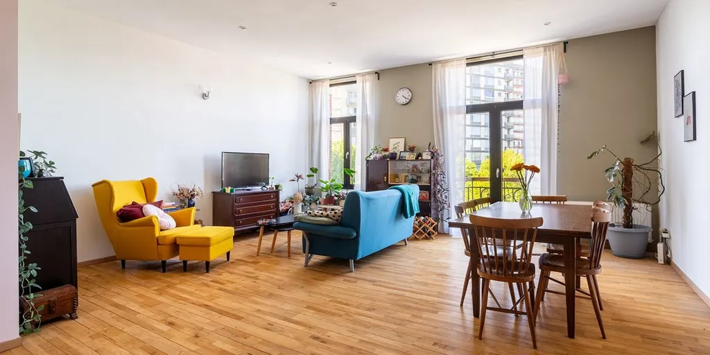 Séjour - Appartement avec Terrasse à Berchem