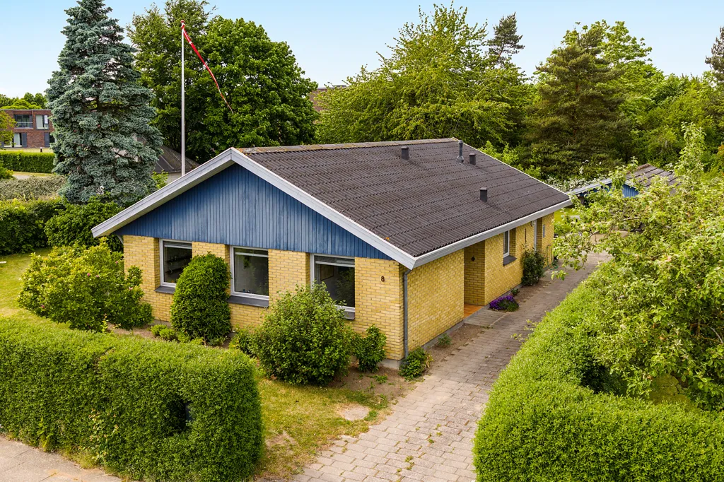 Vue aérienne - 1976 Villa with Garden in Svendborg