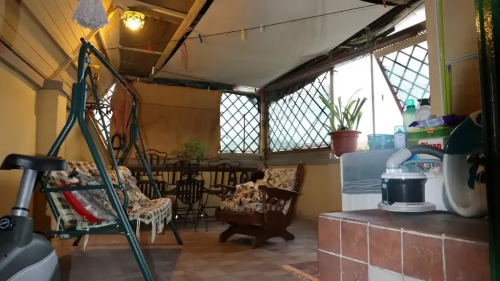 Terrace - Terraced Villa with Garden in Montevarchi