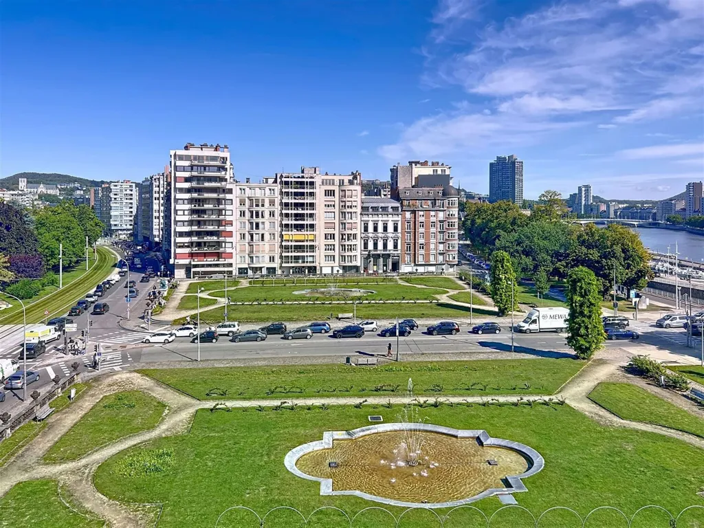 Vue aérienne - Appartement avec Vue Panoramique aux Terrasses de Liège