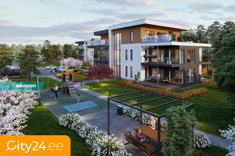 Vue aérienne - Penthouse with Large Terrace in Nõmme