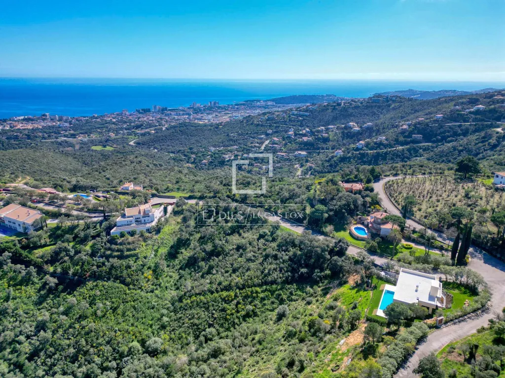 Vue aérienne - Newly Built Villa with Sea Views in Platja d'Aro