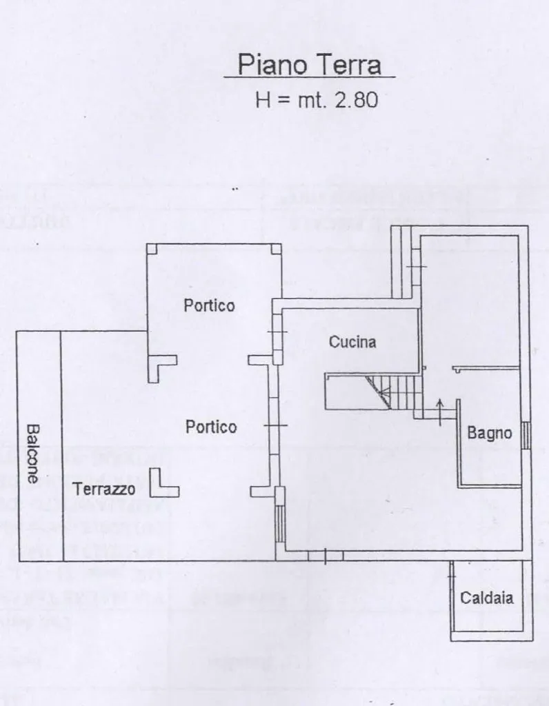 Floor Plan - Villa with Seafront Access in Maratea