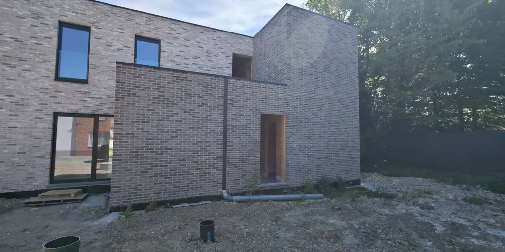 Esterno - New Build House with Half-Open Design in Opglabbeek