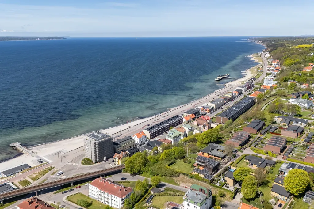 Vue aérienne - Architectural Villa with Sea View in Helsingborg