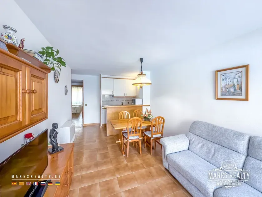 Séjour - Seafront Apartment with Terrace in Empuriabrava