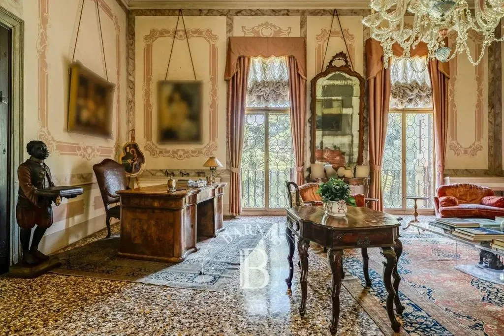 Séjour - Historic Villa with Courtyard in Padua