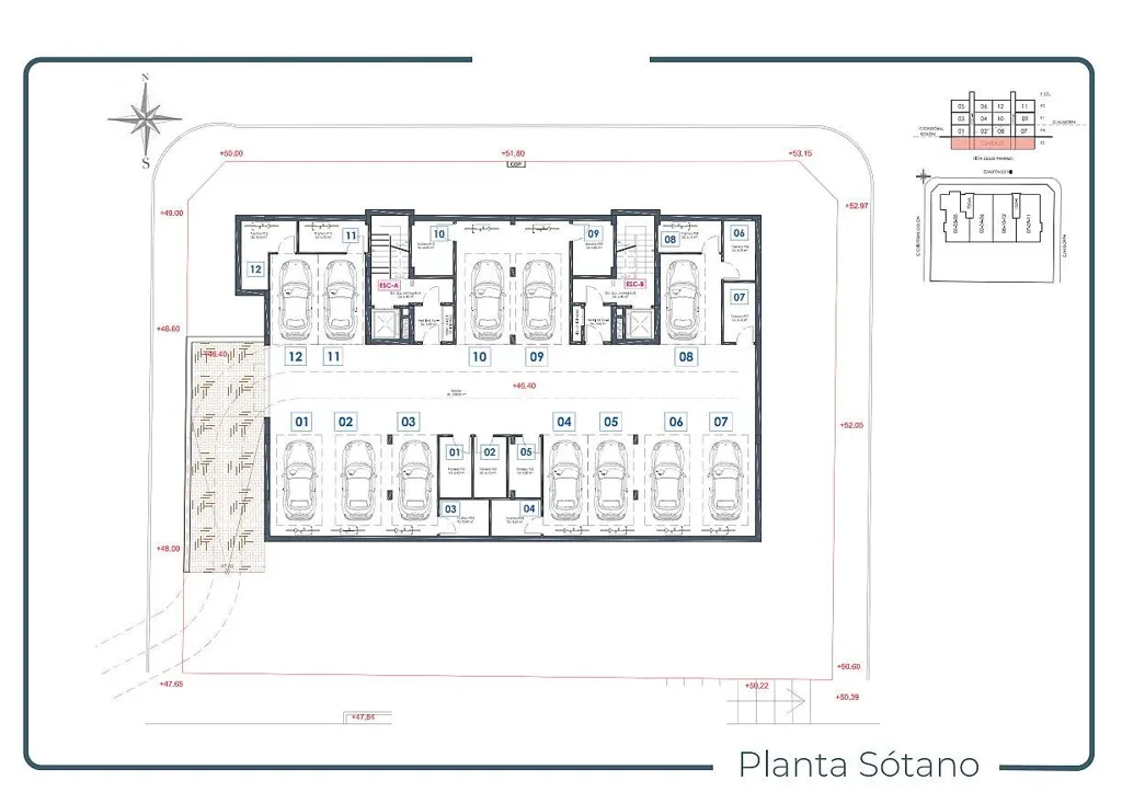 Plan - 3-Bedroom Apartment with Rooftop Pool in Benijófar