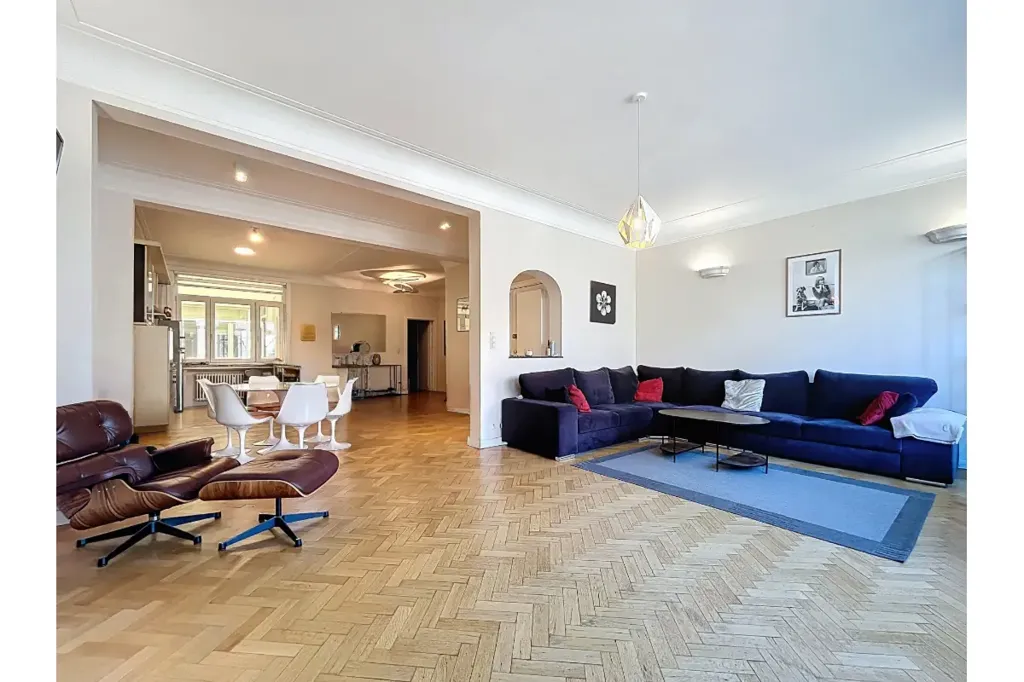 Séjour - Appartement avec Terrasse à l’Avenue Louise, Bruxelles