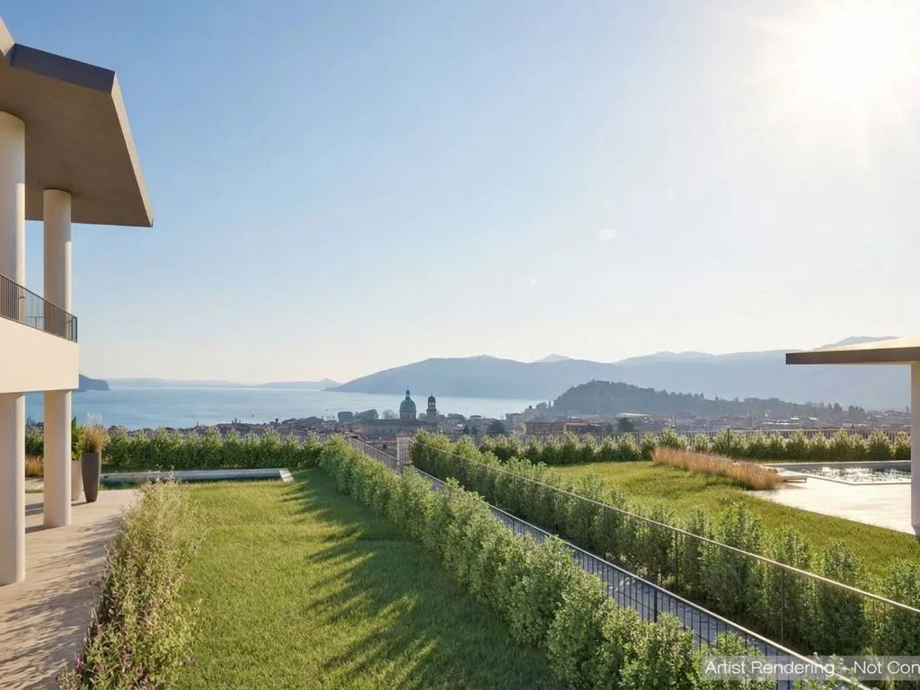 Terrace - Luxury Villa with Lake View in Verbania