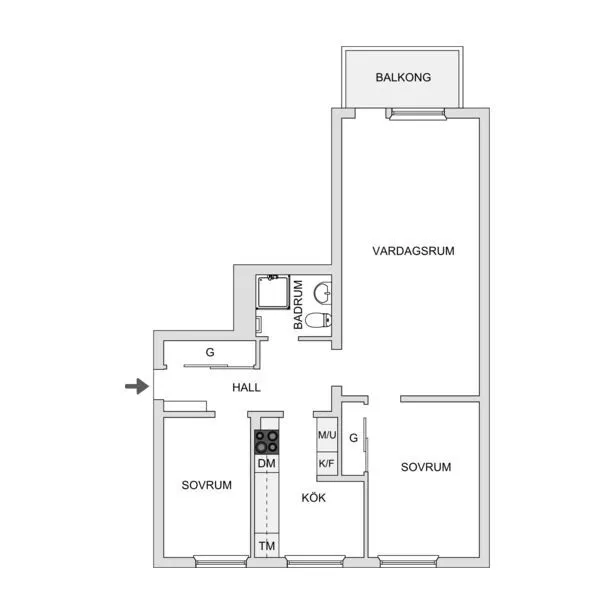 Plan - Flats in Söder, Huskvarna