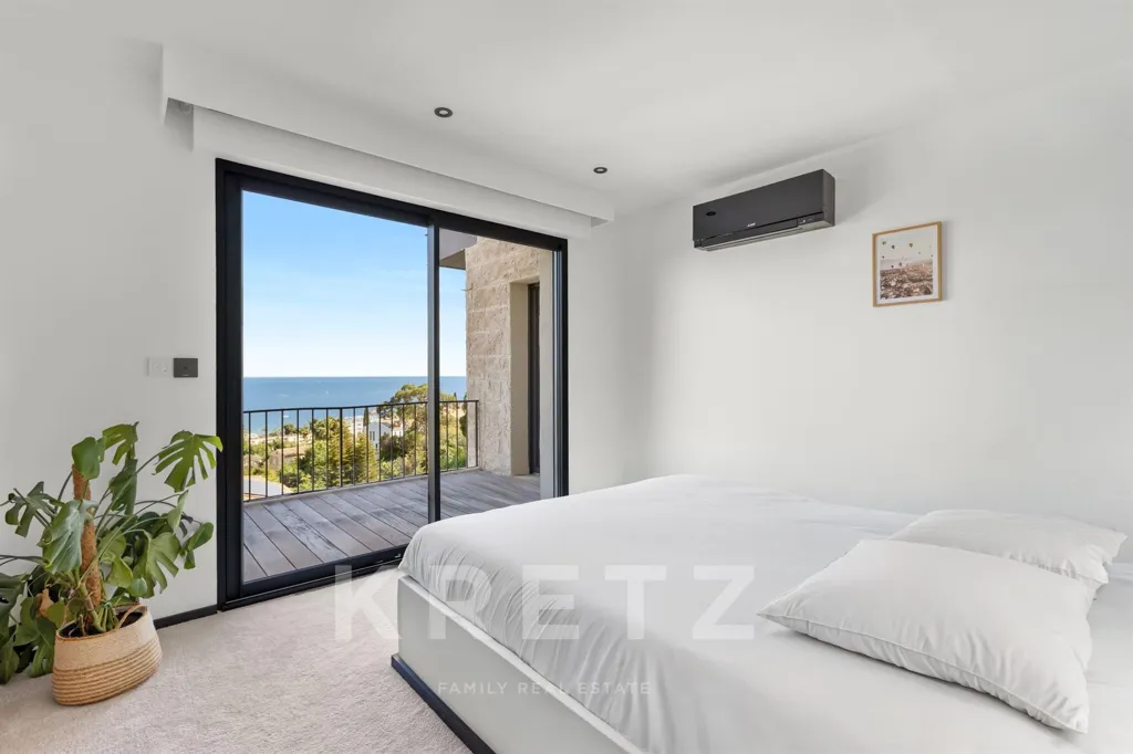 Chambres - Villa Rénovée avec Vue Mer à Vallauris