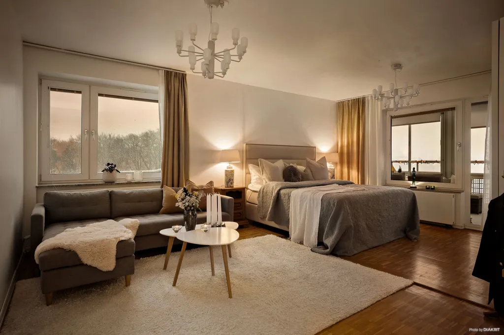 Chambres - Penthouse with Park View in Malmö