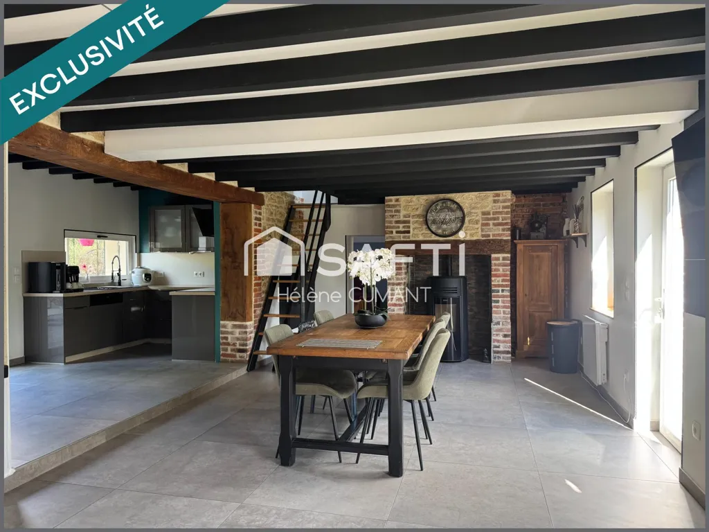 Sala da pranzo - Charming Normandy House with Equestrian Facilities in Cambremer