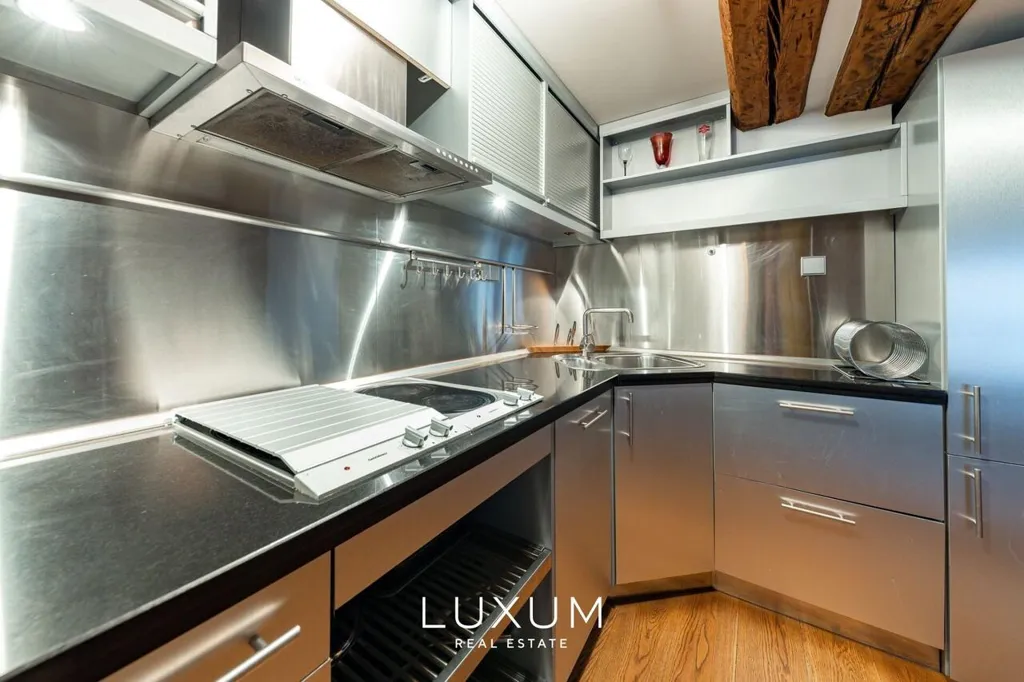 Kitchen - Loft with Sauna in Tallinn Old Town