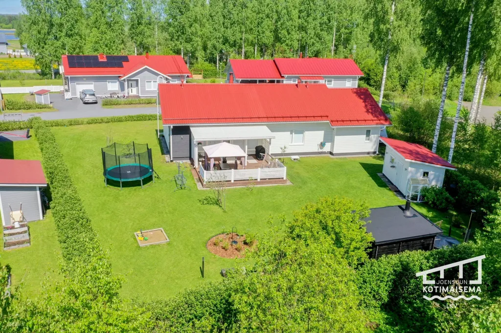 Vista aerea - Modern Detached House with Sauna in Joensuu