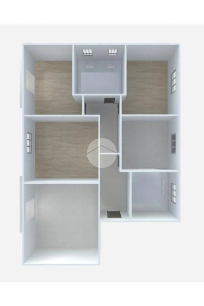 Plan - Renovated Apartment with Mountain View in Brescia