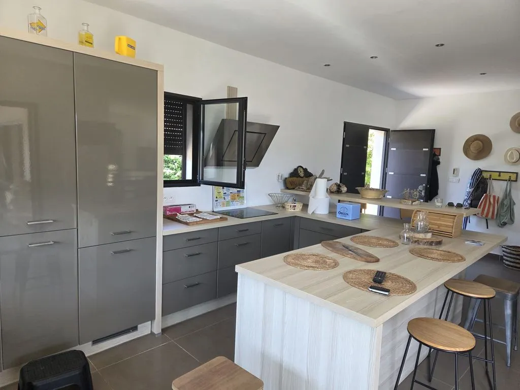 Köök - Luxury Villa with Sea View in Belvédère-Campomoro