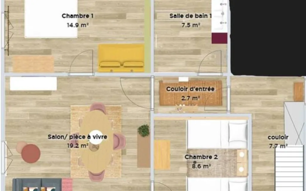 Plan - Ensemble de Gîtes en Alsace près de Colmar