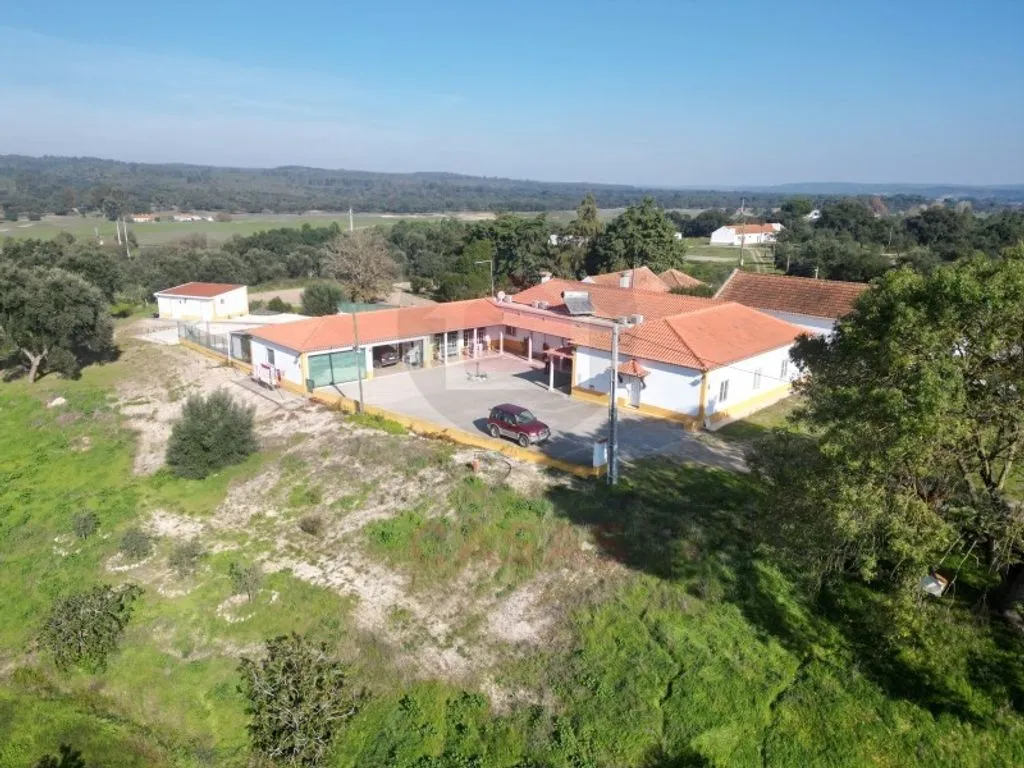 Aerial - Luxury House with Pool in Almeirim