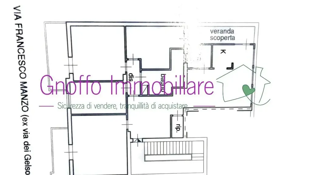 Plaan - Apartment with Lift in Trapani