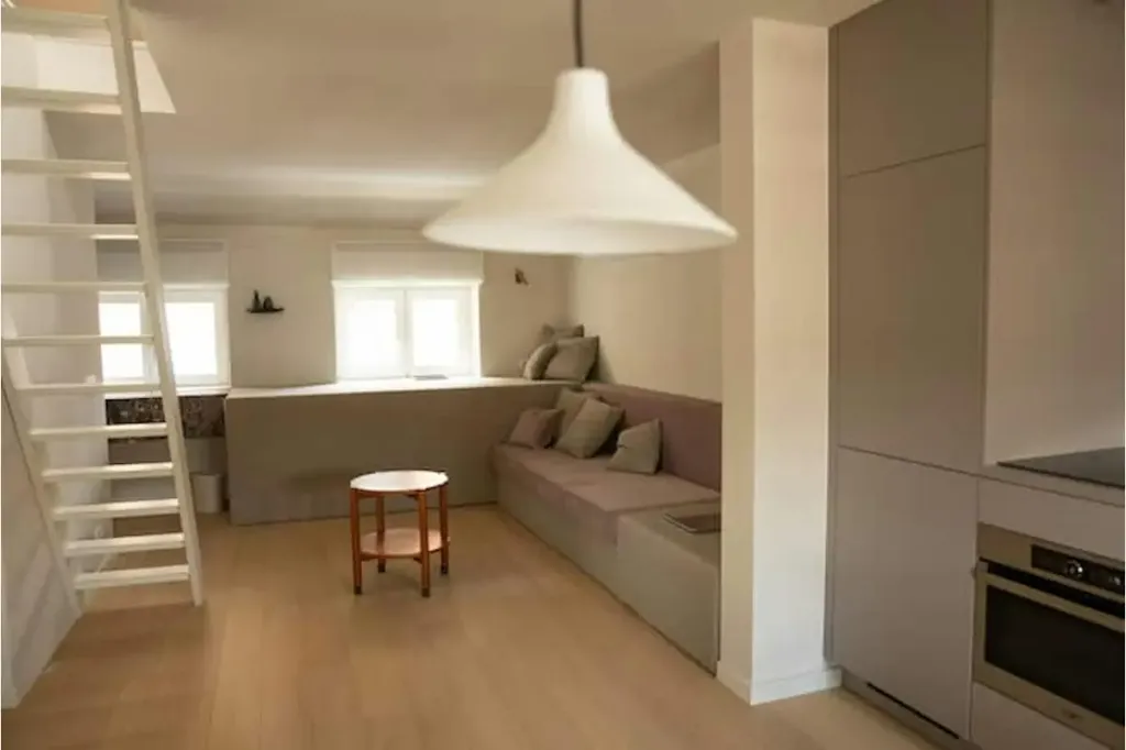 Séjour - Appartement meublé avec climatisation à Zurenborg, Anvers