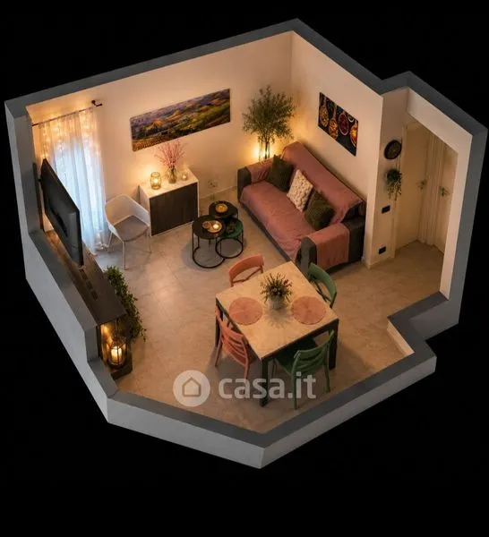 Plaan - Fully Furnished Flat with Balcony in Voghera