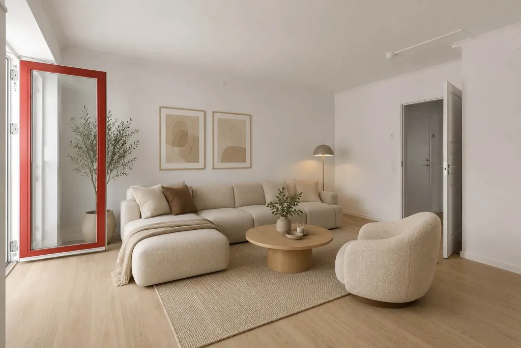 Soggiorno - Apartment with Garden Access in Vanløse