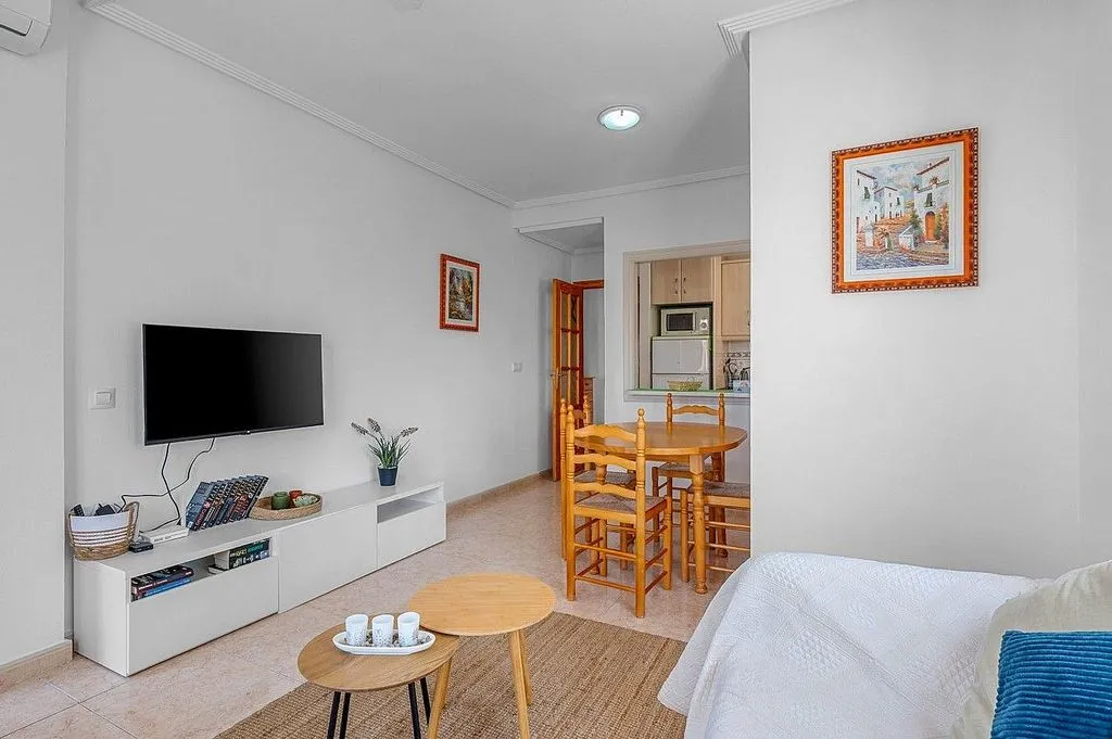 Séjour - Apartment with Pool and Terrace in La Mata