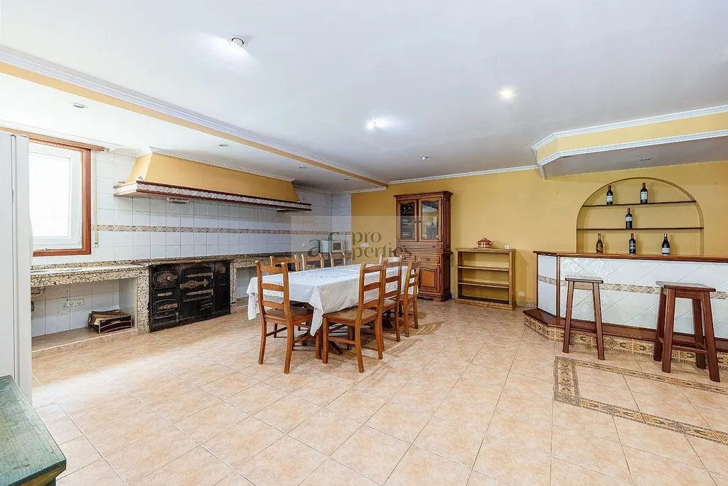 Dining Room - Chalet with Terrace and Sea View in Nigrán