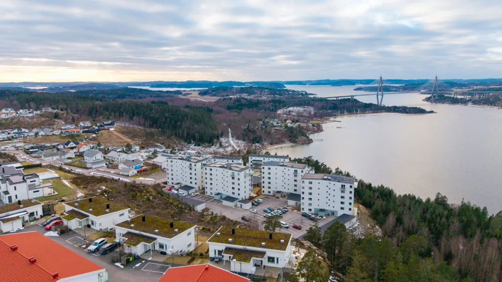 Vista aerea - Luxury Flat with Byfjorden View in Uddevalla