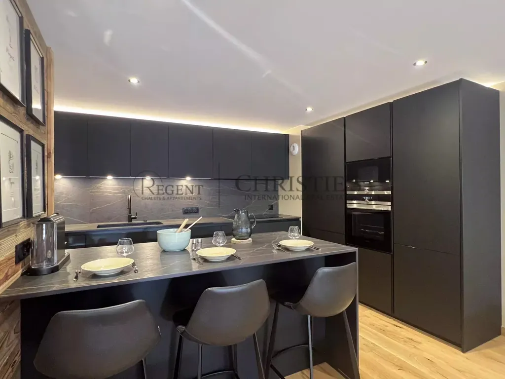 Köök - Luxury Apartment with Terraces in Les Gets