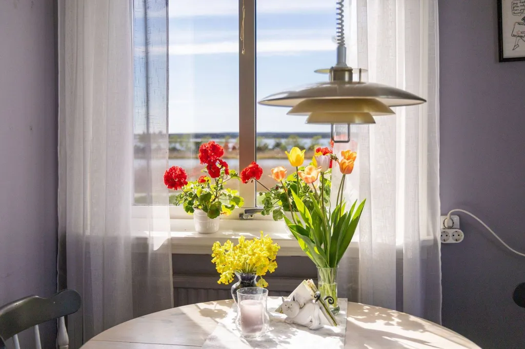 Dining Room - Villa with Sea and Bogeviken Views in Slite