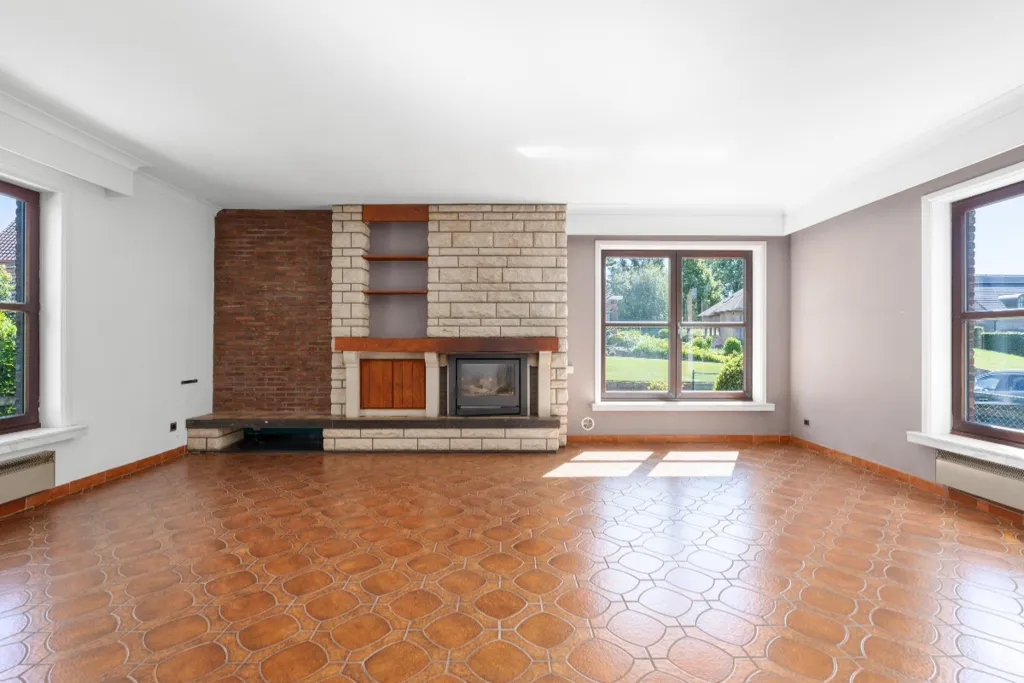 Séjour - Maison Individuelle avec Grand Jardin à Temse