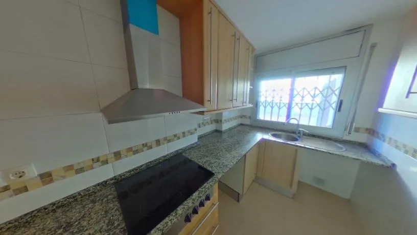 Köök - Spacious Flat with Pool in Cubelles, Barcelona