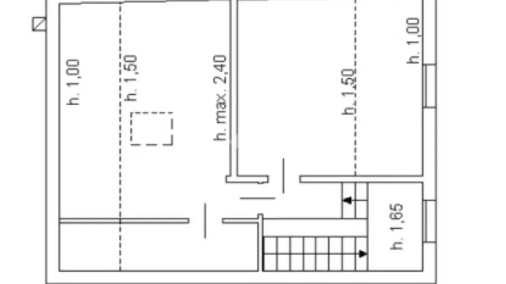 Plan - Independent House with Garden in Prato