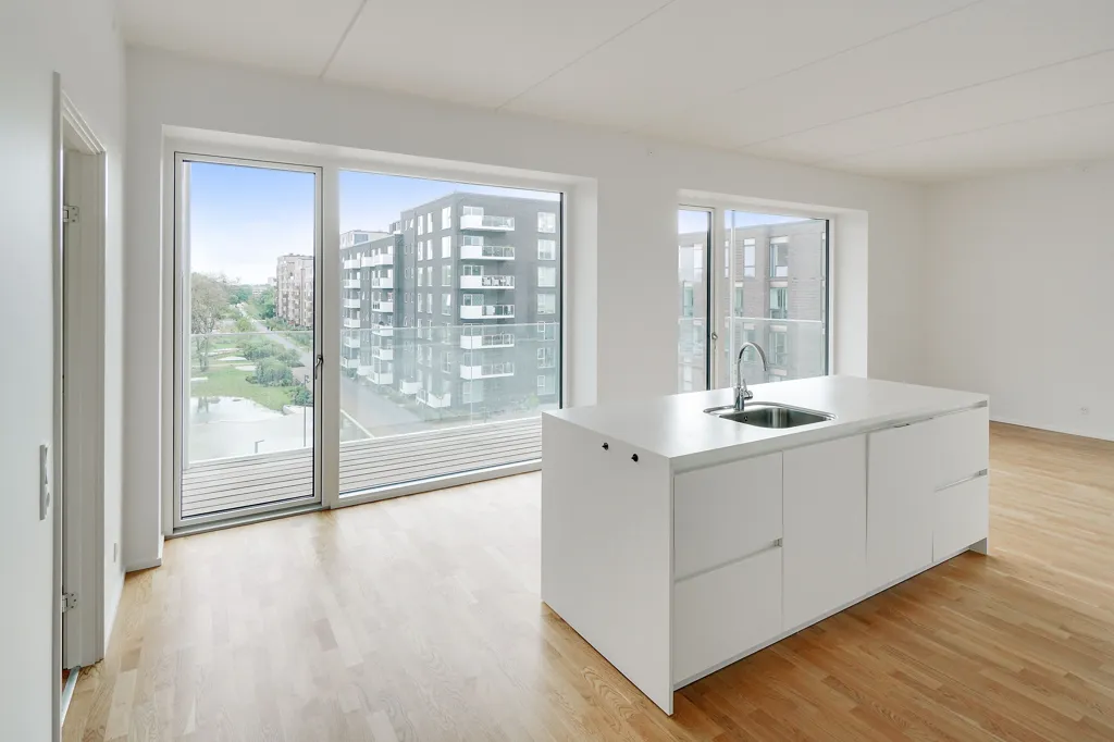 Köök - Apartment with Balcony in Irmabyen, Rødovre